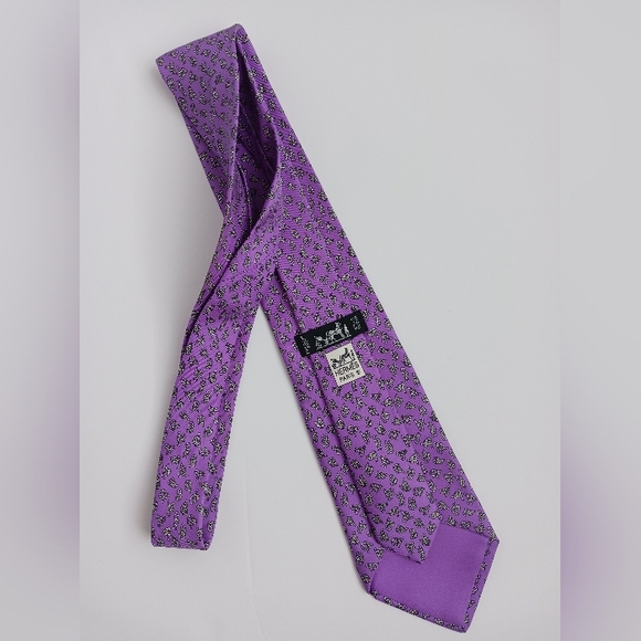 Hermès - Lavender Bolo Tie - Picture 2 of 8